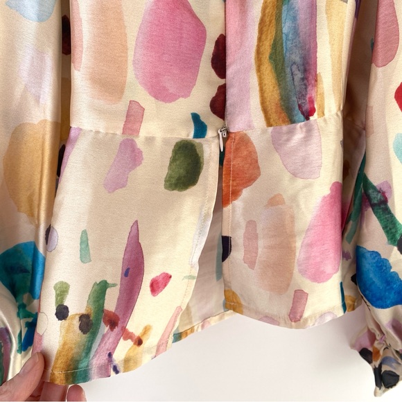 Samantha Pleet Quest Blouse in Palette Print - Picture 5 of 9